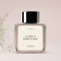 Modern parfumlabel elegant product sticker