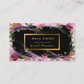 Modern Party Gold Ajouter votre Carte de visite de (Devant)