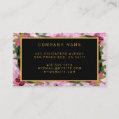 Modern Party Gold Ajouter votre Carte de visite de (Dos)