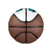 Modern passenger bus cartoon illustration basketbal (Rechts)