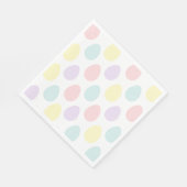 Modern pasteeleipatroon | Vrolijk Pasen Servet (Hoek)