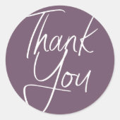 Modern Pastel | Bedankt Sticker (Voorkant)