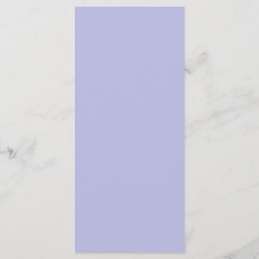 Modern pastel blauw bruiloft diner menu (Achterkant)
