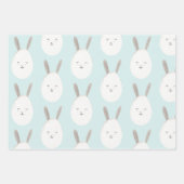 Modern Pastel Bunny Egg Pattern | Pasgeborenen Inpakpapier Vel (Voorkant 2)