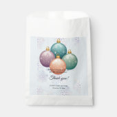 Modern Pastel Christmas Ornament Baby shower Bedankzakje (Voorkant)