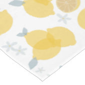 Modern pastel citrus citruscitroenen patroon tafelkleed (Gekanteld)