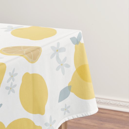 Modern pastel citrus citruscitroenen patroon tafelkleed (Voorbeeld)