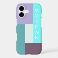 modern pastel geometrisch monogram