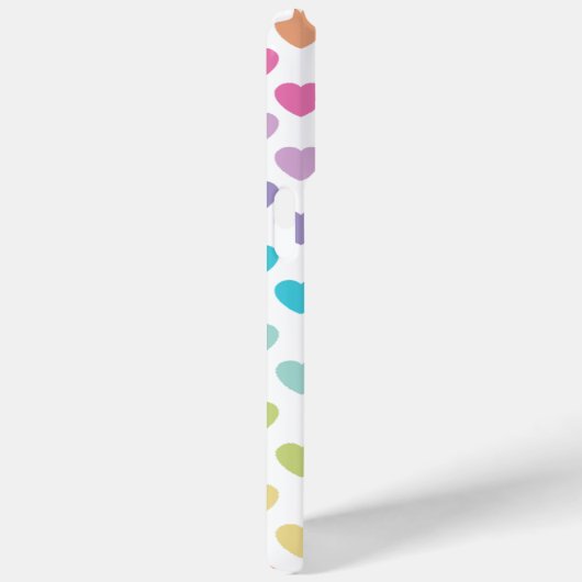Modern Pastel hart vorm patroon Case-Mate iPhone Case (Achterkant / Rechts)