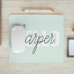 Modern Pastel Mint Bonjour Et Vous Nom<br><div class="desc">Modern Pastel Mint Bonjour Et Vous Nom</div>