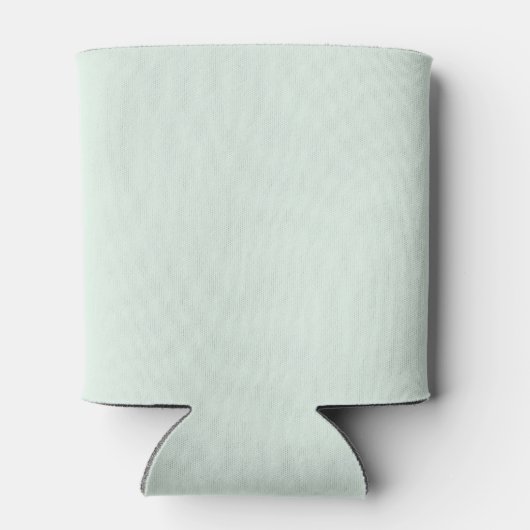 Modern Pastel Mint Hallo en u noemt Blikjeskoeler (Achterkant)