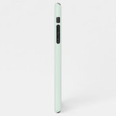 Modern Pastel Mint Hallo en u noemt iPhone Hoesje (Linkerkant)