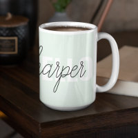 Modern Pastel Mint Hallo en u noemt