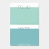 Modern Pastel | Monogramnota's Post-it® Notes (Voorkant)