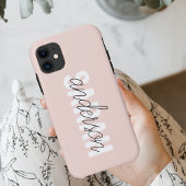 Modern Pastel Roze Beauty, op maat Case-Mate iPhone Case