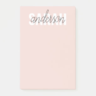 Modern Pastel Roze Beauty, op maat Post-it® Notes