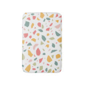 Modern pastel terrazzo patroon badmat (Voorkant Verticaal)