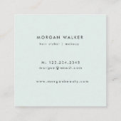 Modern Pastel | Vierkant Visitekaartje (Achterkant)