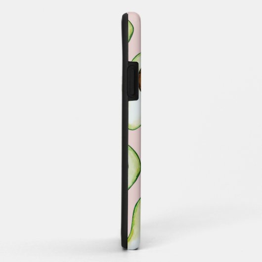 modern pastroze en groen anticonceptiepatroon Case-Mate iPhone case (Achterkant/rechts)