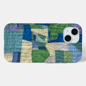 Modern Patchwork Quilt phone case (Achterkant (horizontaal))