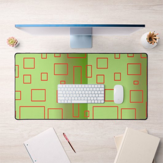 Modern patroon groen bureaumat (Kantoor 1)