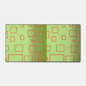 Modern patroon groen bureaumat (Voorkant)