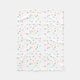MODERN PATROON schattige regenboog kleurrijke spri Fleece Deken