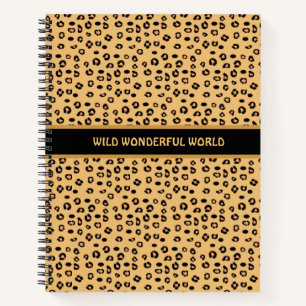Modern patroon van wilde tijger notitieboek