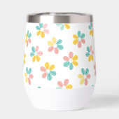 MODERN PATTERN  daisy flowers pastel (Achterkant)