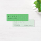 Modern Pattern Green Stud Earring Display Card (Bureau)