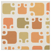 Modern Pattern Ochre Stof (Close Up)