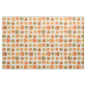 Modern Pattern Ochre Stof (Fat Quarter)