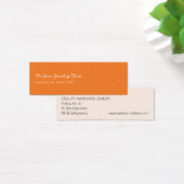 Modern Pattern Orange Stud Earring Display Card (Bureau)