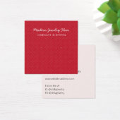 Modern Pattern Red Earring Display Card (Bureau)