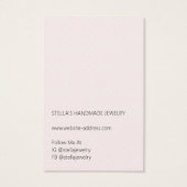 Modern Pattern Red Hoop Earring Display Card (Dos)