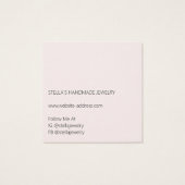 Modern Pattern Red Ring Display Card (Dos)