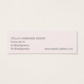 Modern Pattern Red Stud Earring Display Card (Dos)