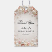 Modern Pearls Vrijgezellenfeest Cadeaulabel (Voorkant)