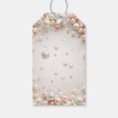 Modern Pearls Vrijgezellenfeest Cadeaulabel (Achterkant)