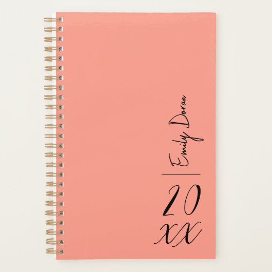 Modern Pech Fuze 2024 Personolized Weekly Planner (Voorkant)