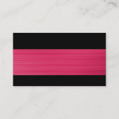 Modern - Penseel-Crimson Textuur Visitekaartje (Achterkant)