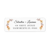 Modern penseel handgeschreven etiket (Voorkant)