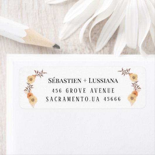 Modern penseel handgeschreven etiket (Insitu)