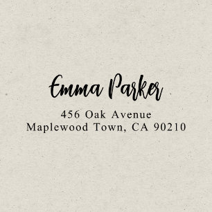 Modern penseel handgeschreven script Eenvoudig Zelfinktende Stempel