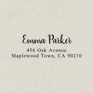 Modern penseel handgeschreven script Eenvoudig Zelfinktende Stempel