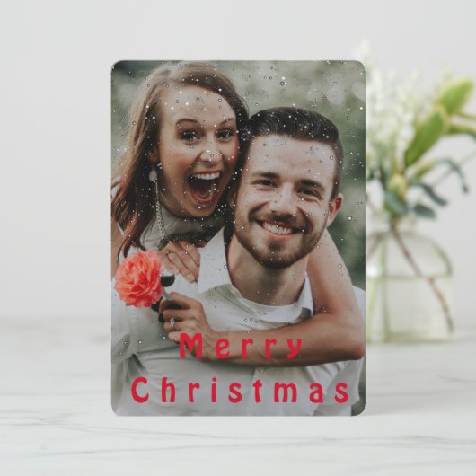 Modern penseelscript, Briefkaart voor prettige ker (Staand voorkant)