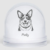Modern Personalized Blue Heeler Dog Christmas (Avant)
