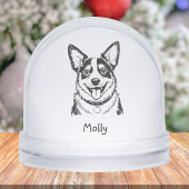 Modern Personalized Blue Heeler Dog Christmas