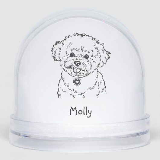 Modern Personalized Dog Christmas (Avant)