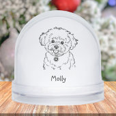 Modern Personalized Dog Christmas